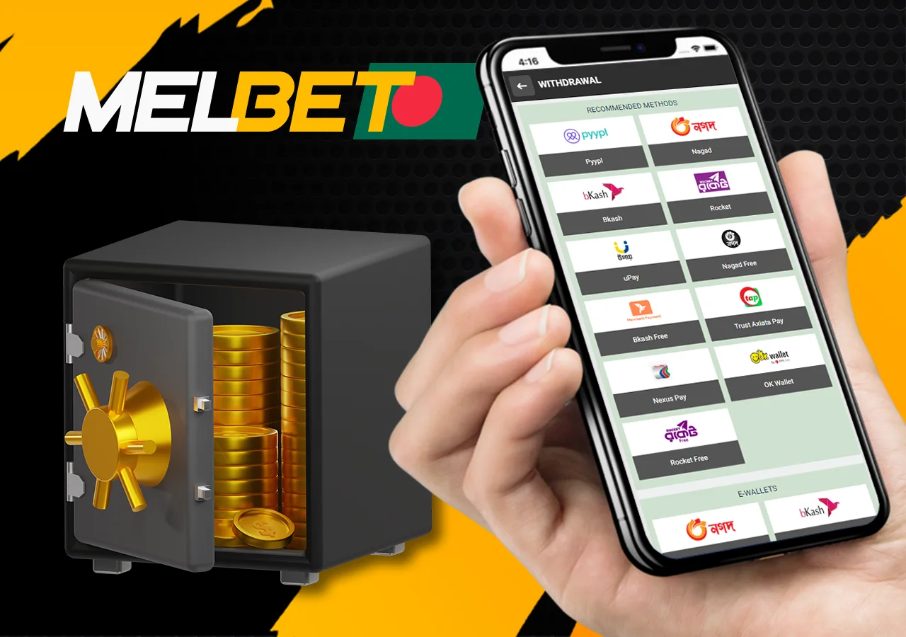 Instructions for withdrawing the money won