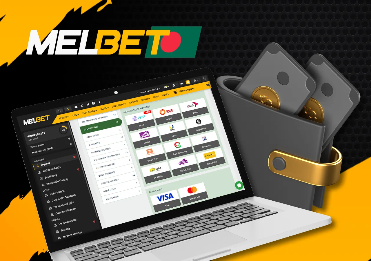 Making your first deposit is as easy as signing up